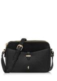 Black women's handbag with strap TOREC-0830A-99(W25)