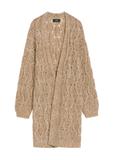 Women's long wool-blend cardigan KARDT-0055-24(Z25)