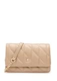 Small quilted women's handbag in beige color TOREC-1150-1D(W26)