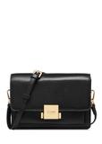 Small black women's leather handbag TORES-0719C-99(W25)