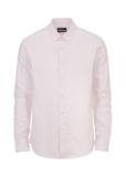 Pink men's slim shirt KOSMT-0302-34(W23)