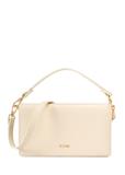 Cream women's wallet with strap POREC-0431-0B(W26)
