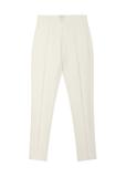 Cream fitted women's trousers SPODT-0096-0B(Z26)