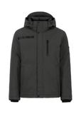 Dark green men's hooded jacket KURMT-0316-51(Z23)