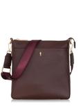 Maroon women's handbag with pocket TOREC-0708-49(Z23)