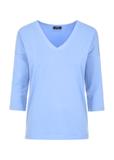 Blue women's blouse BLUDT-0156-61(W24)