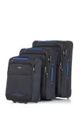 Set of suitcases on wheels 19'/24'/28' WALNY-0033-99(W23)