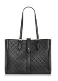 Black women's handbag with monogram TOREC-0831-99(Z24)