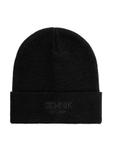 Men's black winter cap with logo OCHNIK CZAMT-0064A-99(Z25)