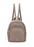 Dark beige leather women's backpack TORES-1089A-1K(W26)