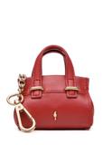 Red leather bag-shaped keychain BRELOK-0214-42(Z25)