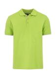 Men's lime green polo shirt POLMT-0045A-52(W24)