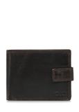 Leather clasp brown men's wallet PORMS-0553-89(W24)