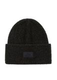 Classic black men's winter cap CZAMT-0070-99(Z24)