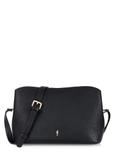 Black women's handbag with strap TOREC-0768A-99(W24)