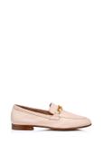 Women's leather moccasins with chain BUTYD-0914-81(W24)