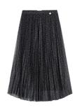 Polka Dot Pleated Midi Skirt SPCDT-0110-9P(W26)