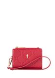 Red small women's wallet with handle POREC-0407-4B(W26)