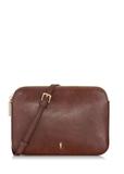 Brown women's handbag with strap TOREC-0522B-89(Z23)