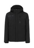 Black men's hooded jacket KURMT-0316-99(Z23)