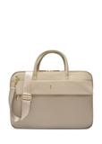 Beige women's laptop bag TOREN-0344-1A(W26)