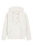 Light beige women's hooded sweatshirt BLZDT-0111A-1A(W26)
