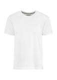 Men's white cotton T-shirt TSHMT-0100-11(W25)