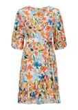 Floral dress with frill SUKDT-0159-15(W23)