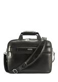 Black leather men's bag TORMS-0483-99(Z25)