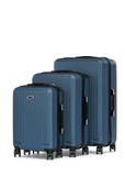 Set of hard suitcases on wheels 19"/24"/29" WALAB-0053-7D(W26)