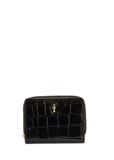 Black croco women's wallet PORES-0888-9G(W26)