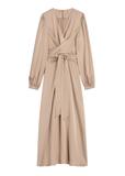 Beige midi dress SUKDT-0263-1B(W26)