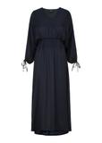 Long dress with buff sleeves SUKDT-0200-68(W24)