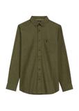 Men's khaki shirt KOSMT-0299A-55(Z25)