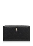 Black women's wallet with monogram POREC-0348-99(Z24)