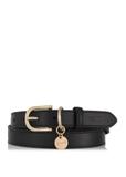 Black women's leather belt PASDS-0275-99(Z24)