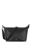 Women's leather handbag in black TORES-0984-99(W24)
