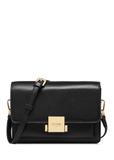 Small black women's leather handbag TORES-0719C-99(W25)