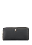 Large black leather women's wallet PORES-0800C-99(Z23)