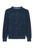 Navy blue men's sweater SWEMT-0183-68(Z25)