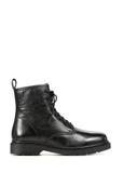 Men's black leather ankle boots BUTYM-0517-99(Z25)