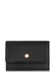 Women's black leather key case PORES-0894-99(Z23)