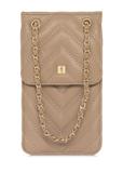 Beige quilted women's bag TOREC-1006-82(W25)