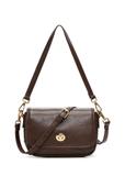 Small brown women's handbag TOREC-1249-1H(Z26)