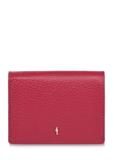 Pink leather women's wallet with RFID protection PORES-0807RFID-34(W24)