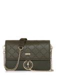 Khaki women's handbag with monogram TOREC-0536B-55(W25)