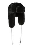 Women's black earflap CZADF-0042-99(Z24)