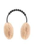 Beige women's earmuffs NAUDP-0001-81(Z24)