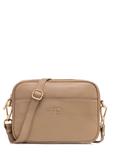 Beige leather handbag TORES-1079D-81(W25)