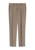 Men's dark brown suit trousers SPOMT-0098-1I(W26)